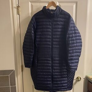 Duluth Trading Co purple Down-Fill Quilted Jacket